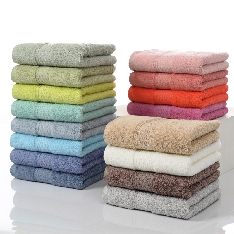 Wholesale pure cotton bath towels 80*160 thickened and enlarged bath towels with water absorption. Wholesale pure cotton bath towels for home use, hotels and beauty salons pic 14