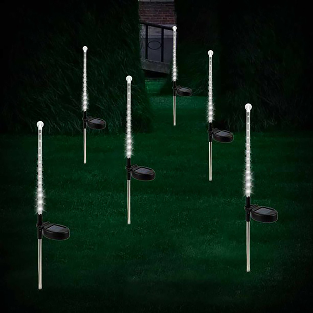 Wholesale of new solar meteor shower lights, LED creative outdoor courtyard garden decorative lights, and ground-mounted lawn lights pic 5