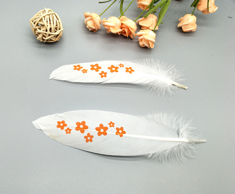 A large quill feather gift box with all-gold and all-silver feathers, paper card bookmarks and decorative quill pens pic 56