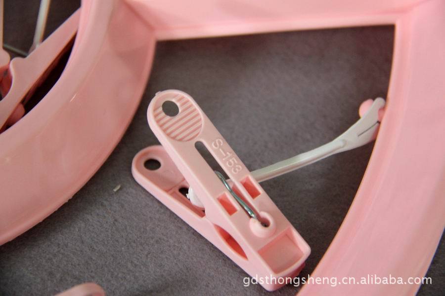 晾晒用品16头圆形袜子毛巾内裤晒衣架 塑料晾晒架详情3