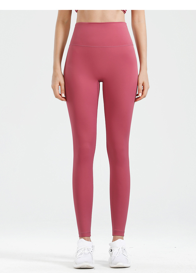 Yoga pants for women: High-waisted, hip-lifting, elastic compression, nude feel, tight-fitting sports pants, quick-drying running training, and outerwear fitness pants pic 54