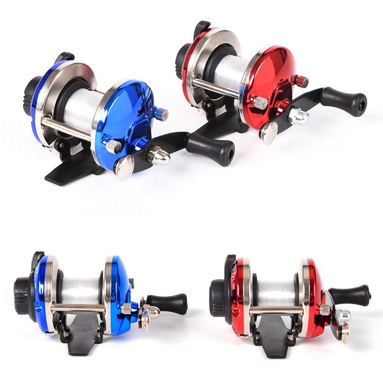 27842 LEO [Small Drum Wheel (Red/Blue)] Wholesale of rock fishing, ice winter fishing, lateral steamboat fishing, and fishing line wheels pic 8