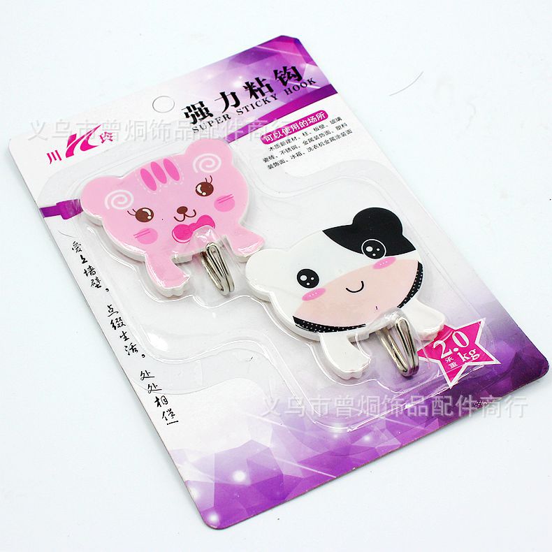 Chuanling two sticky hook cartoon hooks are available for wholesale at one or two yuan pic 10