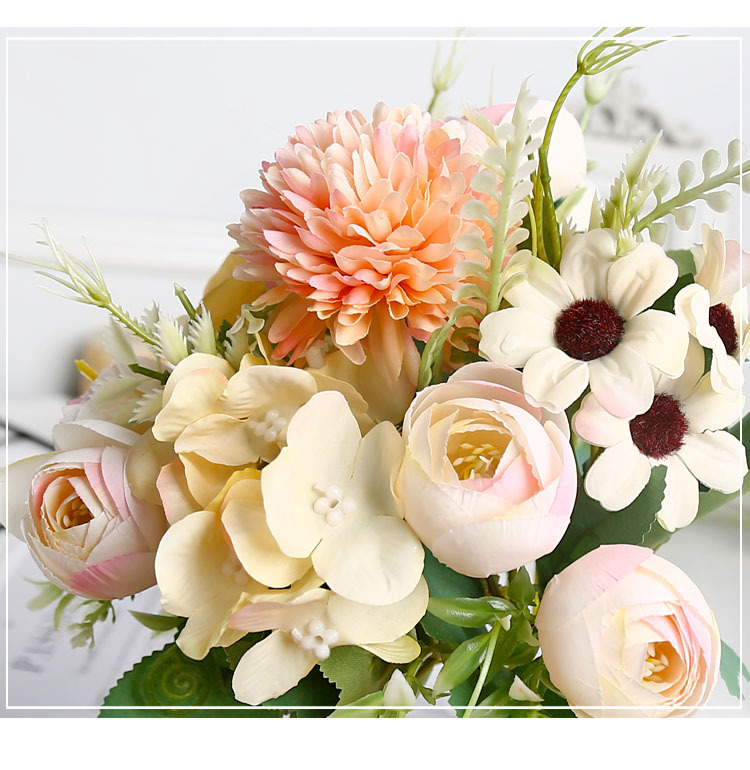 仿真花园林装饰工程户外居家摆件玫瑰厂家批发婚庆拍摄道具场景详情5