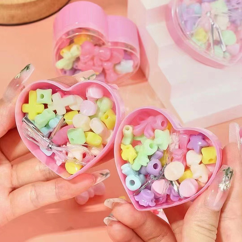 儿童趣味串珠套装小女孩diy串串珠玩具饰品配珠节日礼物批发详情4