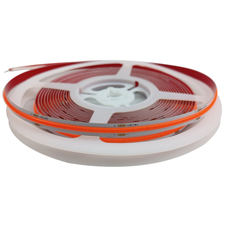 COB light strip self-adhesive 12V24v low-voltage 8mmLED home decoration flexible display cabinet decoration special linear soft light strip pic 5