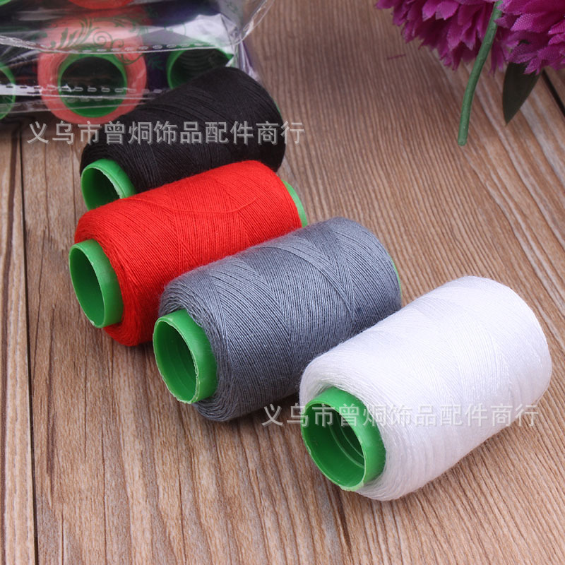 A pack of 4 long-threading needles and threads, 4 household sewing threads, 4 colored threads, 2 yuan, wholesale from general merchandise, street stalls, street stalls, street stalls pic 5