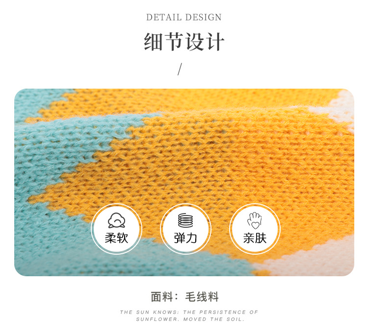 Pet supplies, pet supplies, pet supplies, cat clothing, multi-color lapel casual pet cat sweaters wholesale, knitted pattern pet clothing pic 5