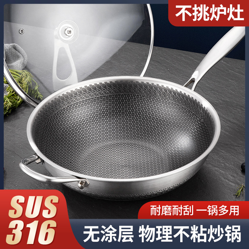 Factory wholesale wholesale of stainless steel pot LIDS, household cooking pot LIDS 28-42cm, wok combination LIDS for consignment pic 1