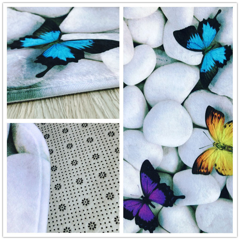 Beach series toilet floor mat three-piece set, bathroom three-piece set, carpet door mat, ebay cross-border Amazon current stock pic 19