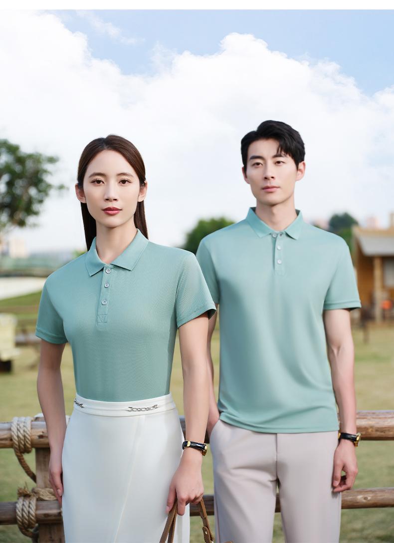 翻领polo衫定制t恤短袖工作服广告衫团体文化衫印字logo刺绣批发详情18