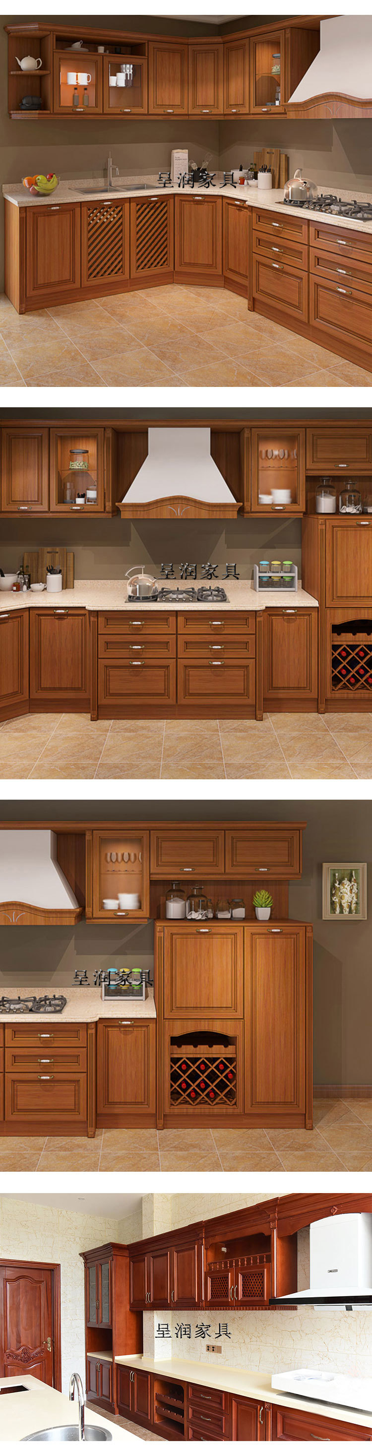 Customized kitchen cabinets, wardrobes, full-house customized cabinets for villas, door panels, solid wood base cabinets, and overall kitchen cabinets pic 4