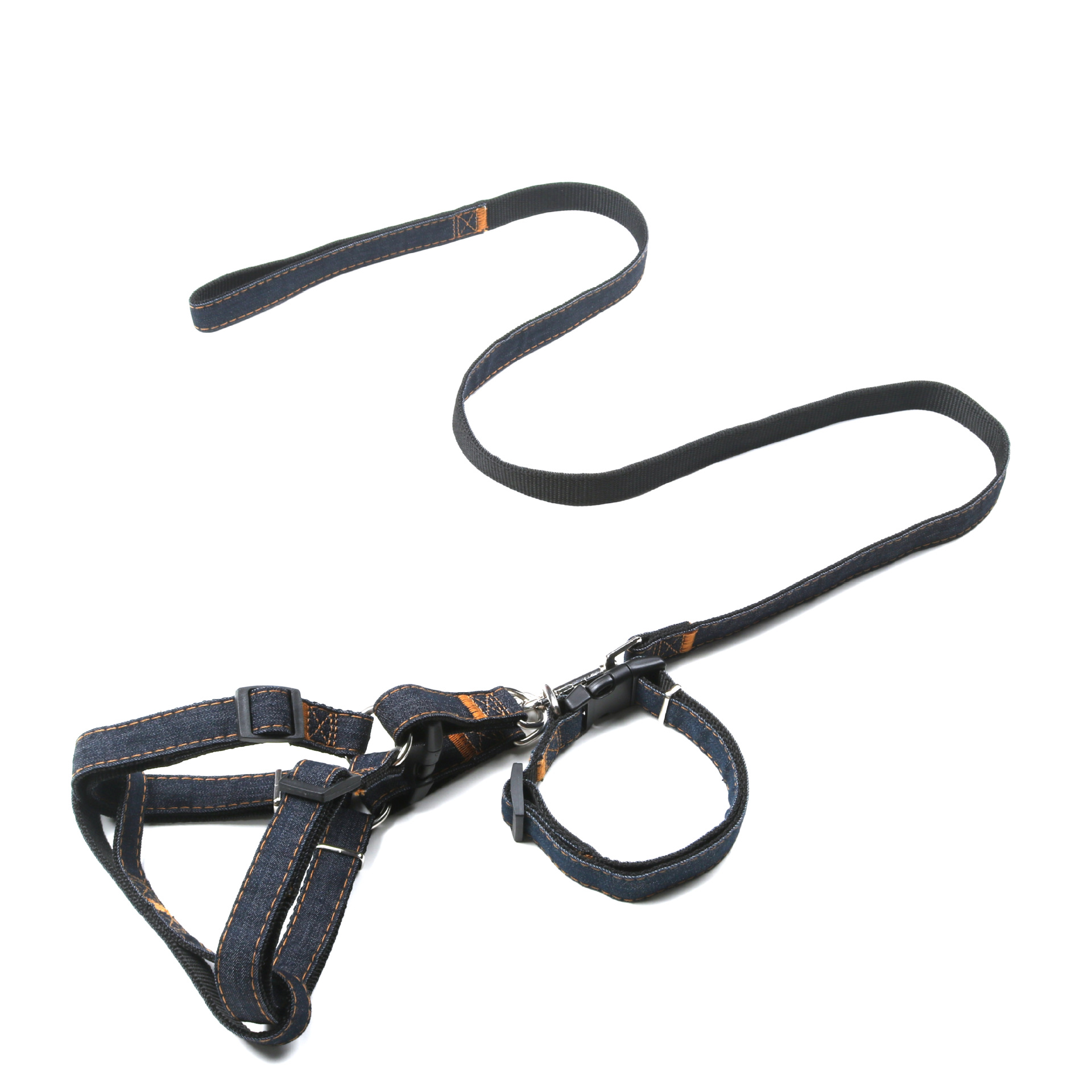 Pet supplies: dog leashes, denim leashes, chest straps, denim dog walking leashes, medium and small-sized dog chains pic 7