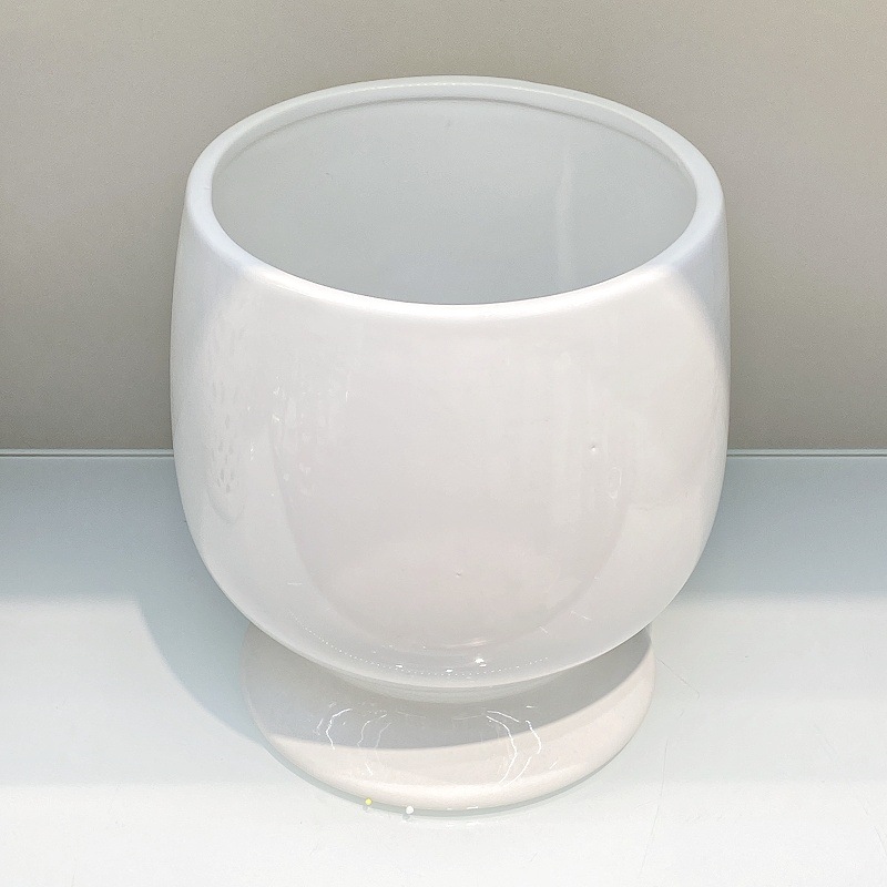 蝴蝶兰花盆盆景专用艺术纯白圆形椭圆形大花盆家具装饰盆栽花盆容器花瓶摆设摆件金堡花瓶详情20