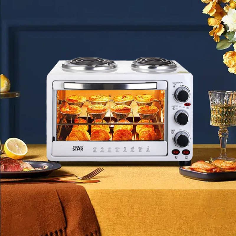 winningstar Cross-border Exclusive home egg tart, Pizza, Roast Chicken multi-functional 45L British and European Standard oven pic 2