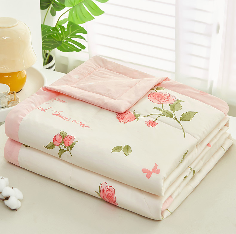 2024新款A类亲肤小清新纯棉夏被空调被批发夏凉被子全棉被芯批发详情24