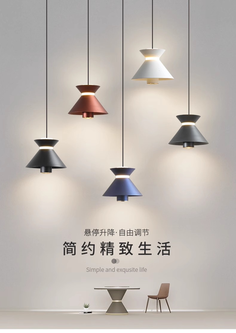 餐厅吊灯创意个性现代艺术过道灯卧室床头灯高级感详情1