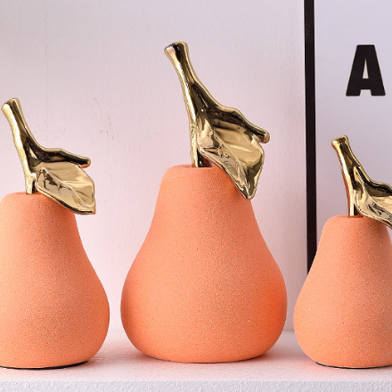 简约欧式家用酒店用定制苹果摆件电镀多彩多色详情5