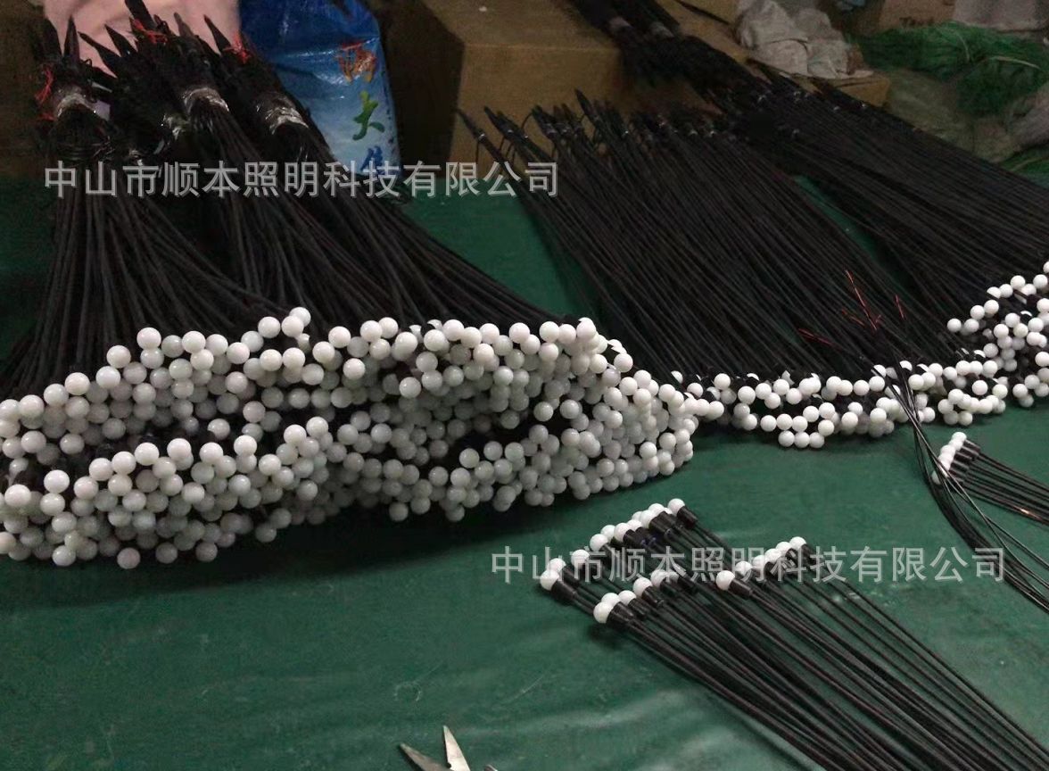 New LED solar firefly garden light, outdoor waterproof lawn light, garden atmosphere decoration, landscape ground plug pic 6