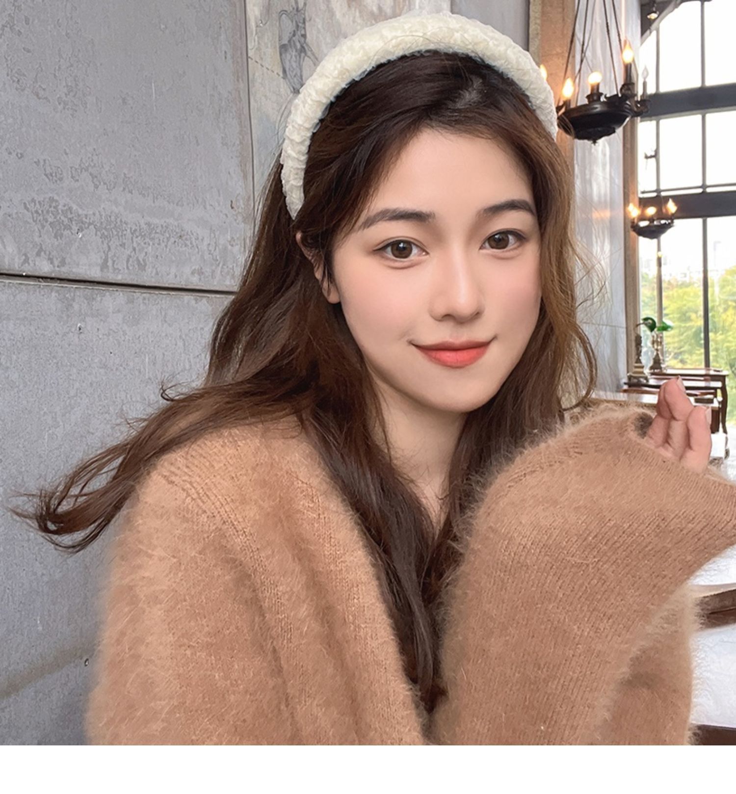 糖果色高颅顶发箍韩国网红女气质头箍减龄宽边头饰压发卡发带发饰详情9
