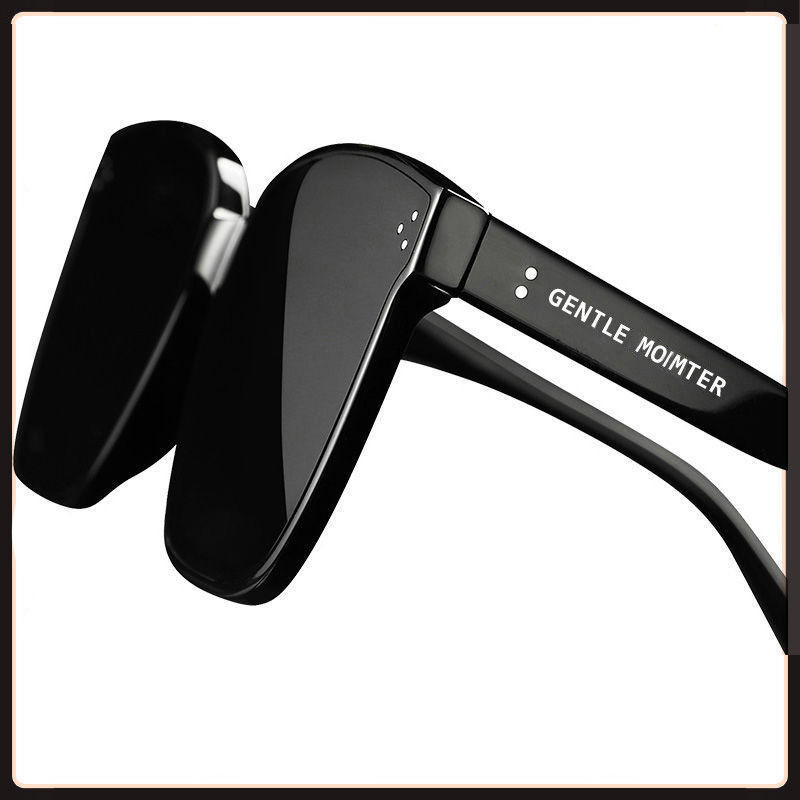 The new gm sun protection sunglasses are the same style for both men and women in live streaming. They are nylon glasses with a green film inside and are TR sunglasses pic 8