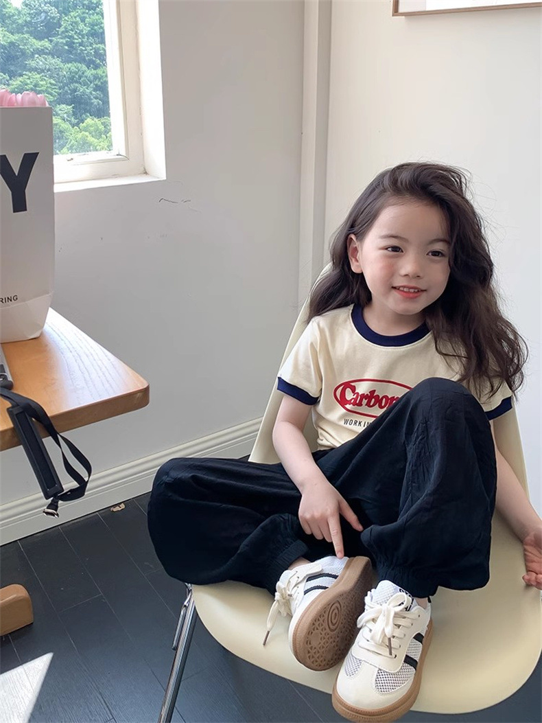 女童夏款短袖T恤女宝宝莫代尔印花卡通童装儿童圆领薄款面膜上衣详情23