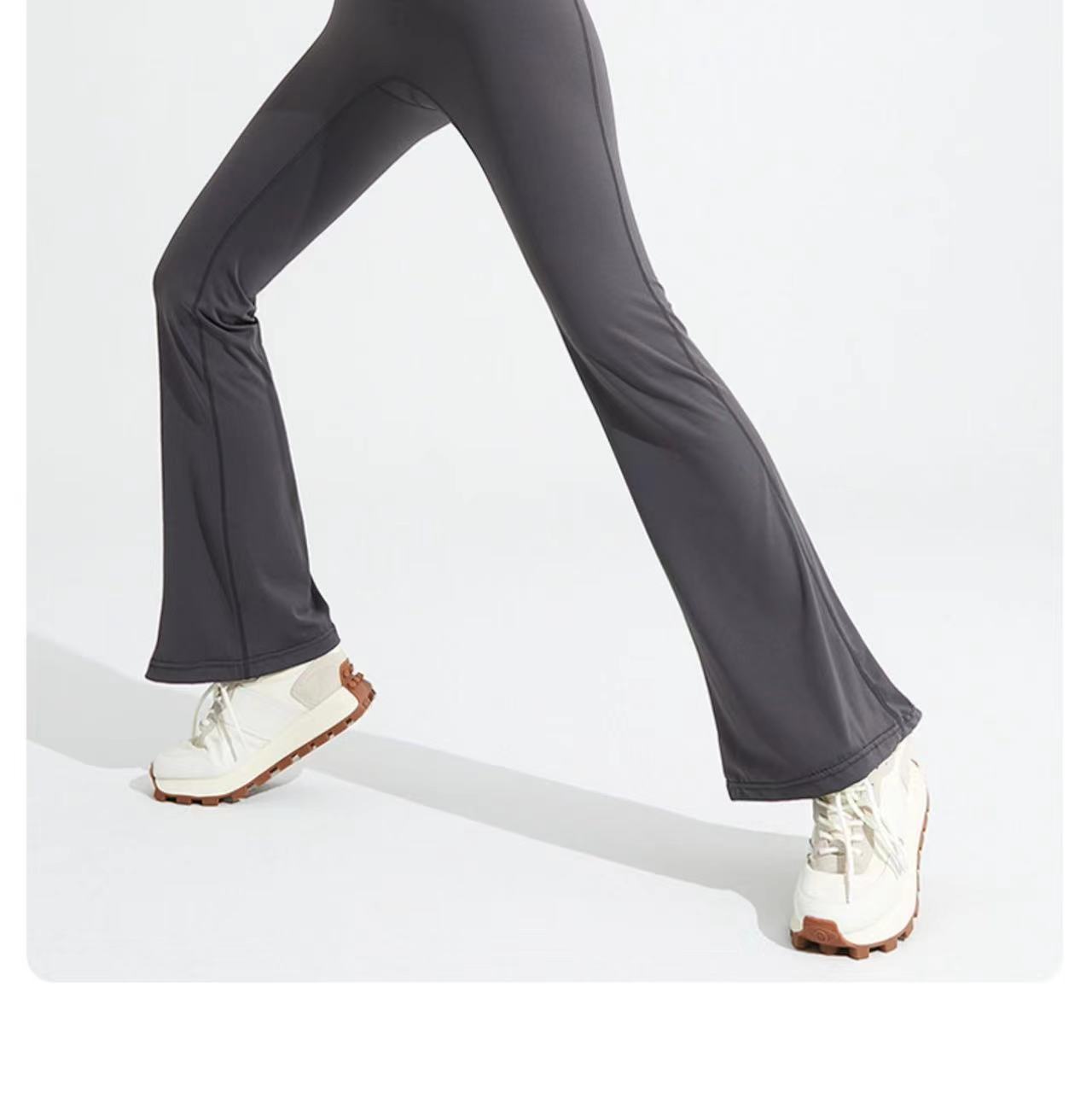 【新款】孕妇瑜伽喇叭裤春秋款外穿休闲高弹托腹显瘦鲨鱼裤孕妇裤详情2