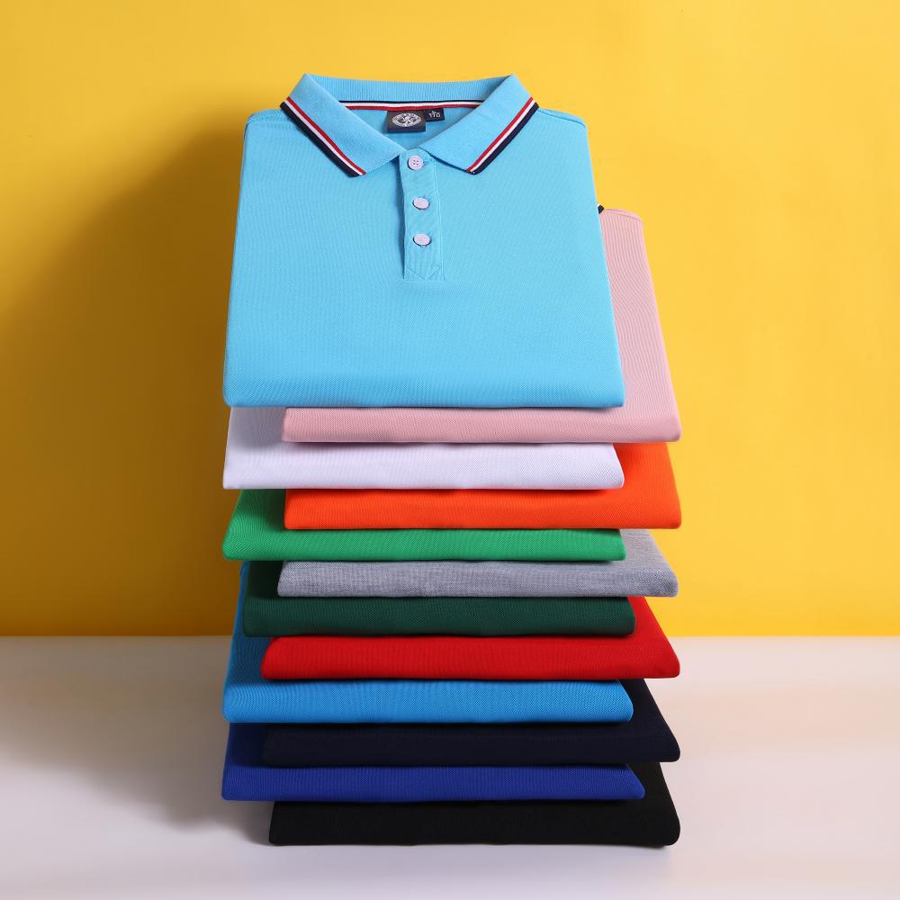 精仿棉polo衫团体工作服定制印字logo广告衫翻领速干短袖刺绣印图详情2