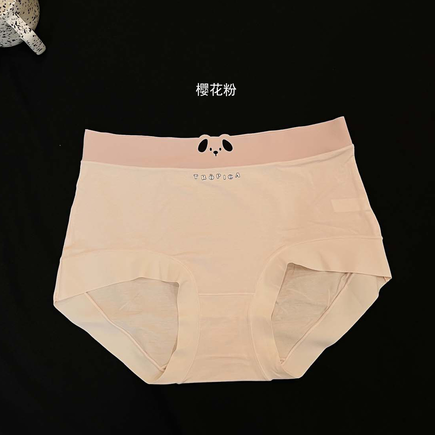 日系简约舒适少女内裤亲肤柔软莫代尔可爱字母腰头女生三角裤批发详情15