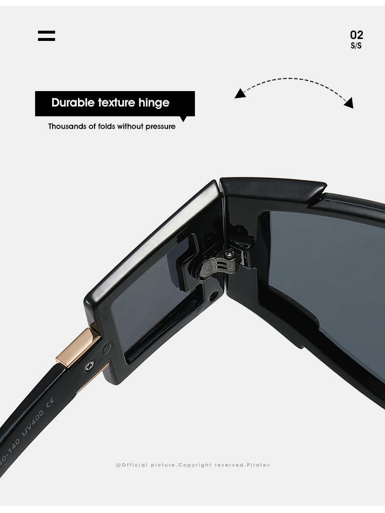 2023新品巴尔家个性骑行运动太阳镜  跨境一体多镜片三角时尚墨镜详情15