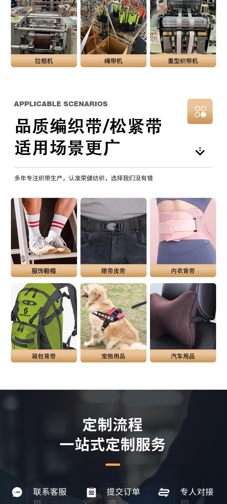 2.5CM Ethnic-style jacquard webbing polyester intercolor webbing bag opening decoration clothing accessories in stock bag pic 10