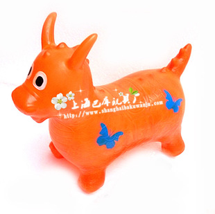 厂家直发羊角球45公分手柄按摩球加厚儿童充气玩具幼儿园用品详情8