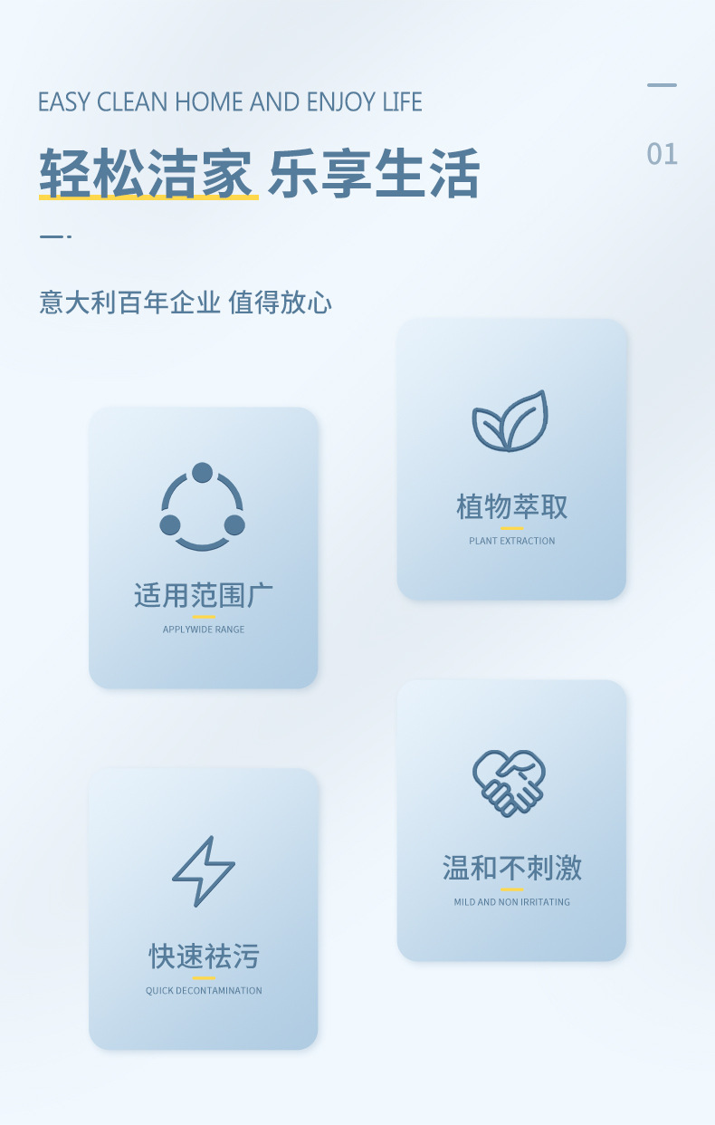 意大利公鸡头礼盒套装日化五件套1.5L大公鸡洗衣液详情11