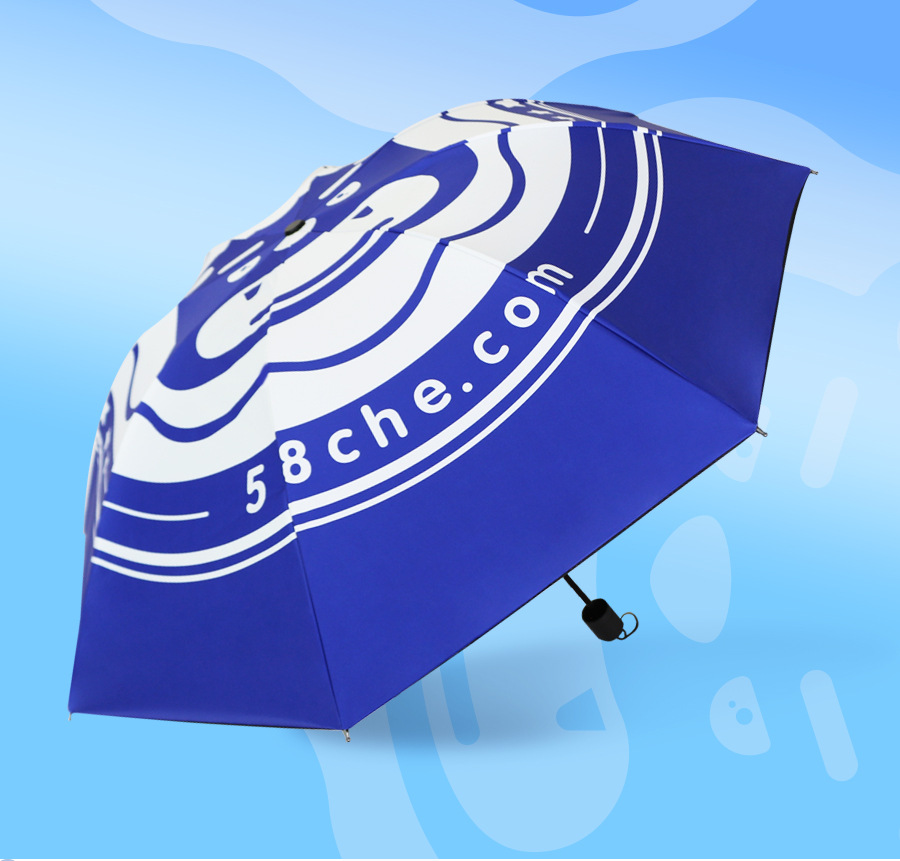 Free umbrella printing, heat transfer printing, digital printing, free color printing of provided images, umbrella logo printing pic 5