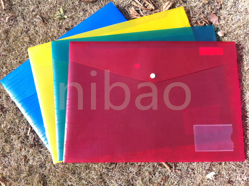 Koni plastic snap A3 file bag, transparent picture magazine collection bag, engineering drawing holder, name-inserting folder 6618 pic 59