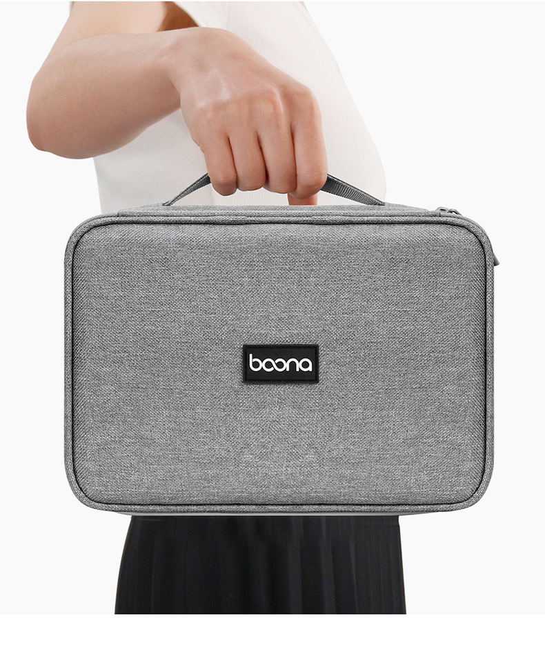 包纳 厂家直销耳机收纳盒数据线数码收纳包硬盘充电宝电源保护套详情13