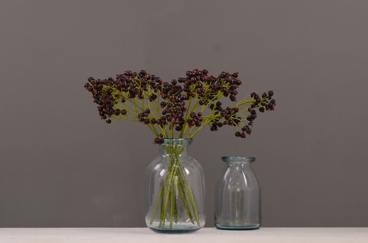 Dongli Flower Industry offers wholesale of artificial flowers for Chinese-style living room, home and dining table decoration. We provide one-piece consignment services for large branches, multi-headed artificial berries, rose fruits, small white fruits and green fruits pic 20