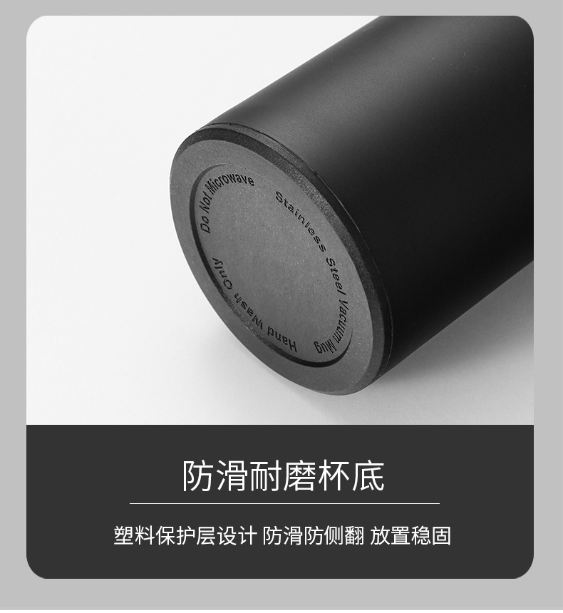 不锈钢保温杯智能测温水杯温度显示商务直杯子礼品杯批发贴牌定制详情31