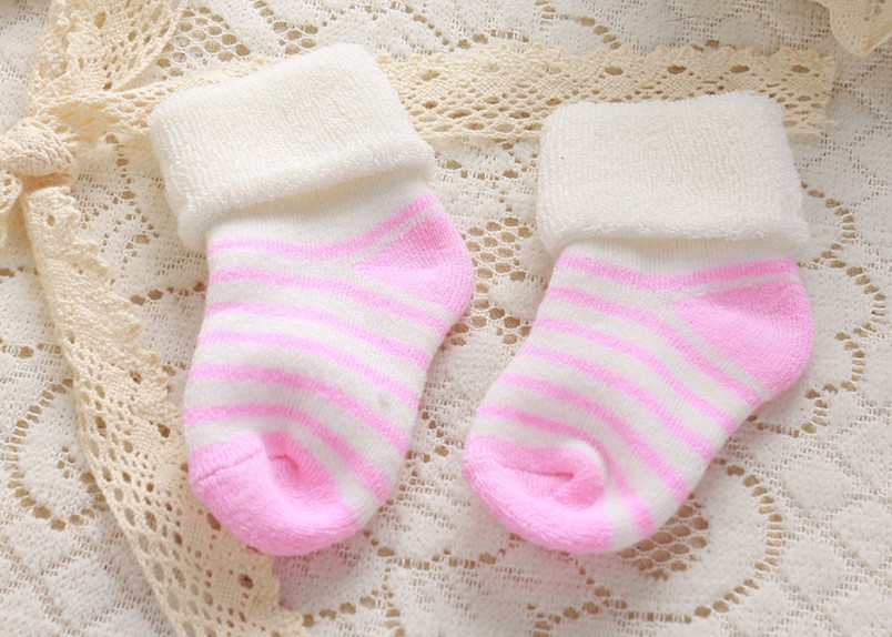  秋冬纯棉宝宝袜子 松口加厚毛圈儿童袜子 全棉可爱婴儿袜子详情37