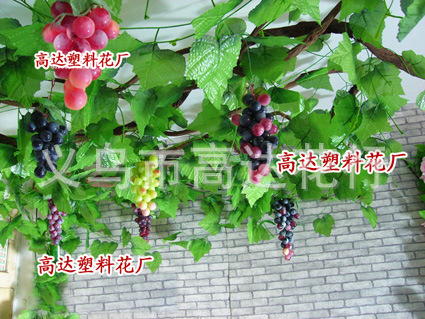 Artificial grape leaf, vine, plastic artificial leaf decoration, densification, small leaf sweet potato leaf climbing, tiger leaf drying, vine, artificial flower, artificial lawn, artificial tree, artificial vine, artificial flower, artificial green pic 15