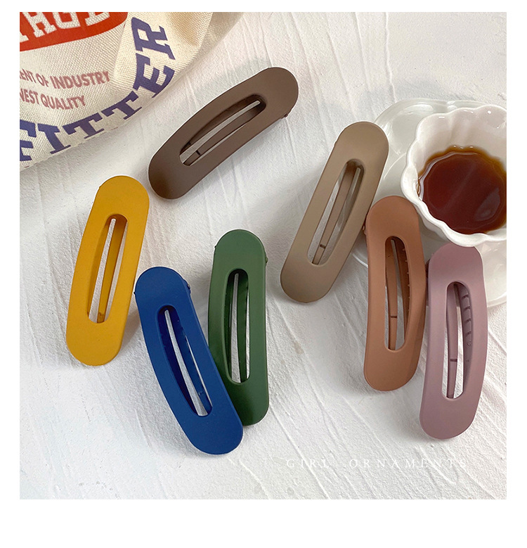 Large-sized hair clips for women, Korean style headwear, bangs clips, side hair clips, back of the head, duckbill clips, new plastic hair clips pic 34