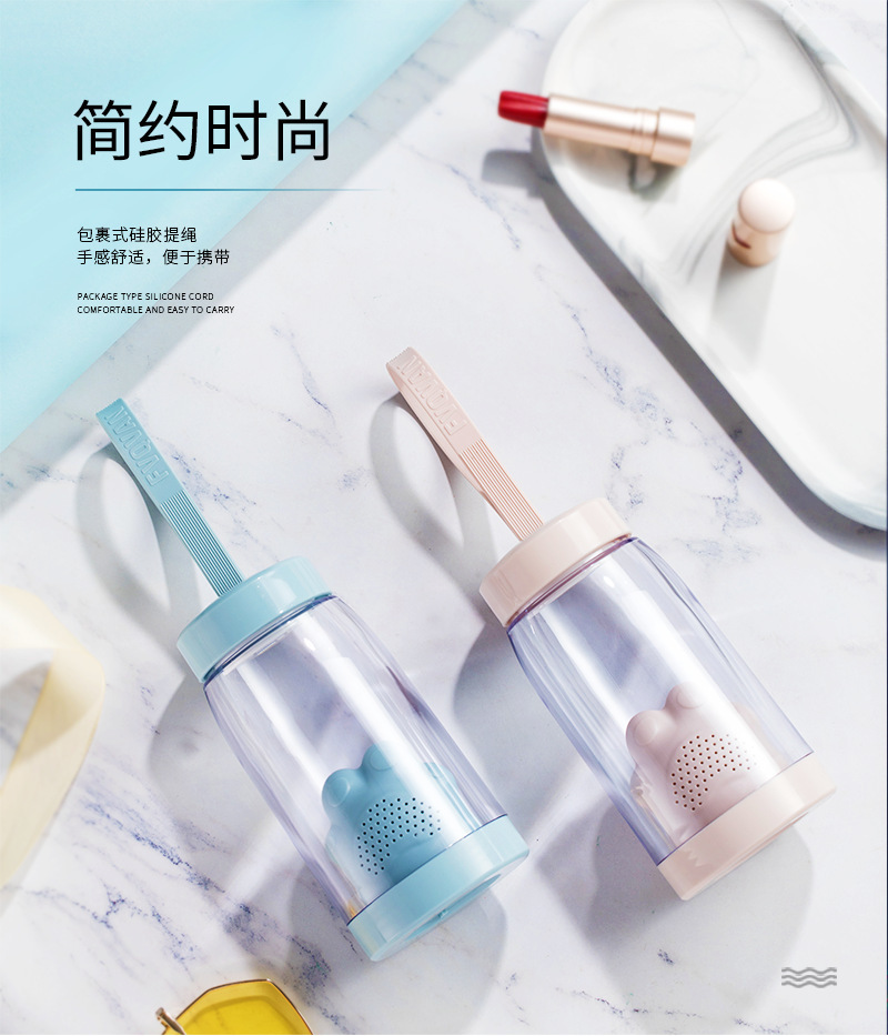 韩国创意卡通猫爪茶隔便携杯多功能泡茶礼品防漏手提大肚杯可logo甄选商品详情8