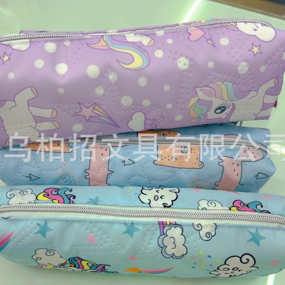 Factory direct sales of original new fashionable cotton fabric storage high appearance level simple ins pen cases for primary and secondary school students pic 8