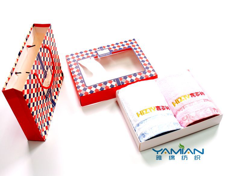 Pure cotton absorbent towel advertising gift towel, 100g available, enterprise LOGO and exquisite packaging, in stock, 4 colors pic 34