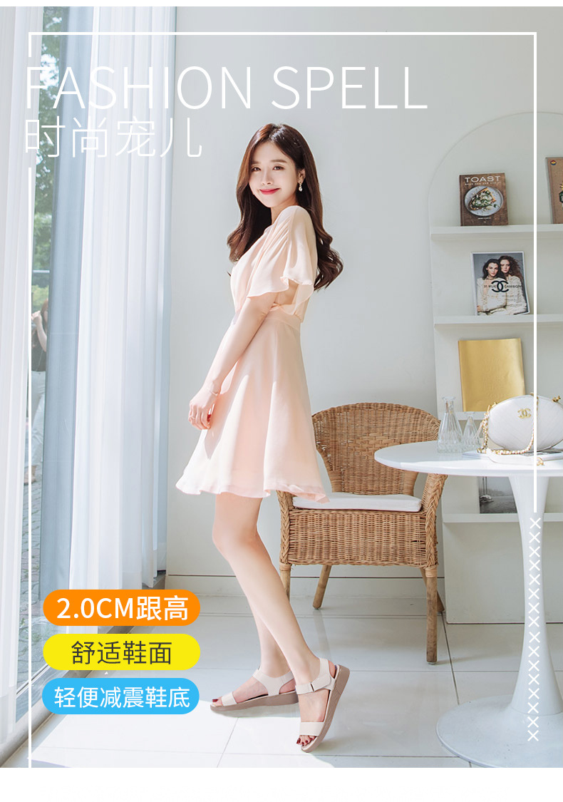 2024新款平底凉鞋女夏季外穿舒适软底女士凉鞋防滑时尚休闲女鞋详情5