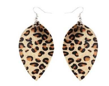 Yiwu Hauniu genuine leather Hauniu leather products, custom-made finished earrings and various accessories pic 3