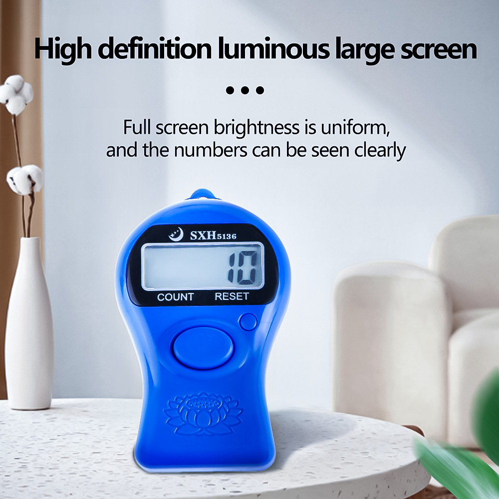 Large-screen electronic display, long lanyard battery, five-digit automatic sleep, No. 7 dry battery, durable counter pic 3