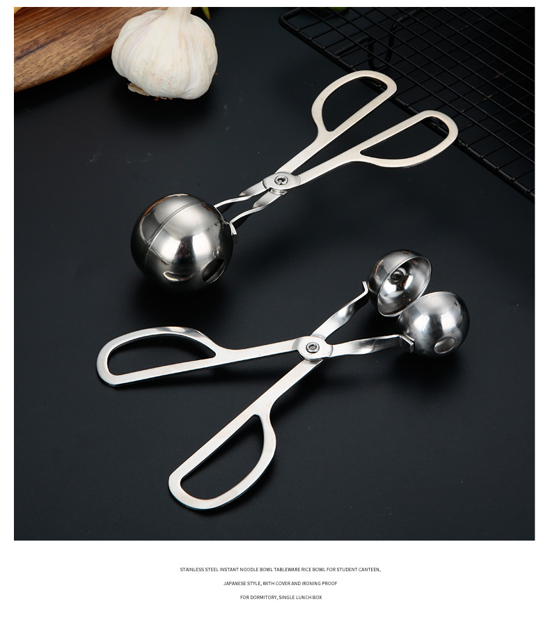 Stainless steel thickened kitchen steak tongs, hotel restaurant buffet tongs, barbecue tongs, salad tongs, food tongs pic 13