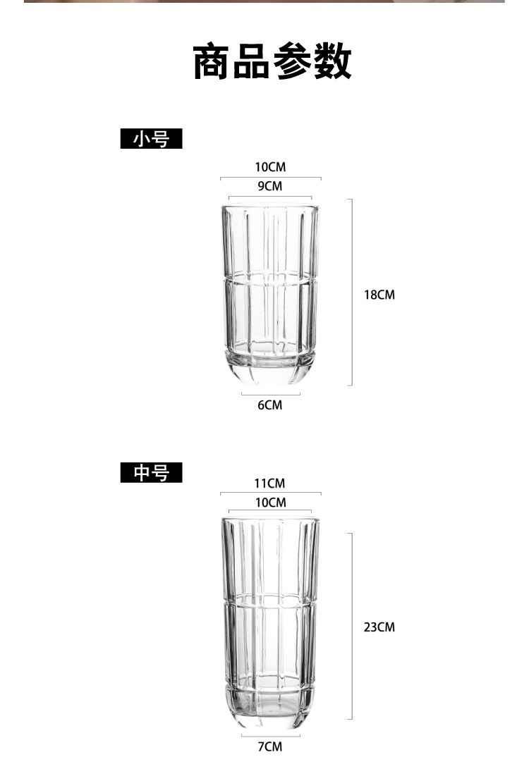 Modern and simple straight crystal vase, hydroponic flower arrangement, glass vase, lucky bamboo and lily flower arrangement, living room ornaments pic 10