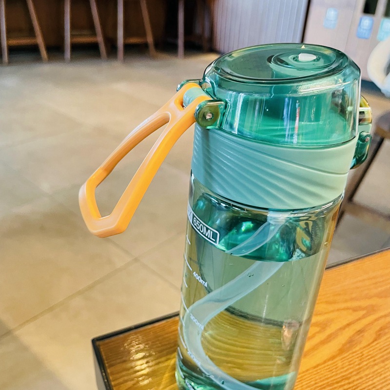 新款户外运动水杯塑料女生高颜值随身杯子防摔小学生直饮杯弹跳杯详情9